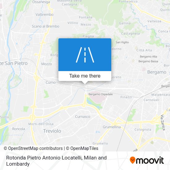 Rotonda Pietro Antonio Locatelli map
