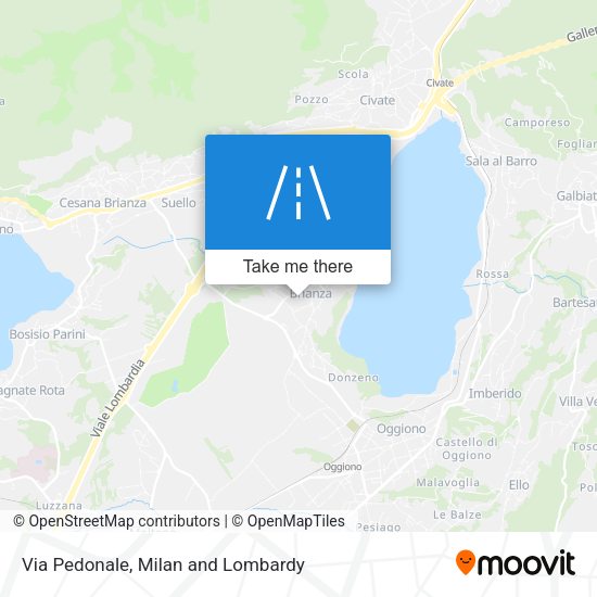Via Pedonale map