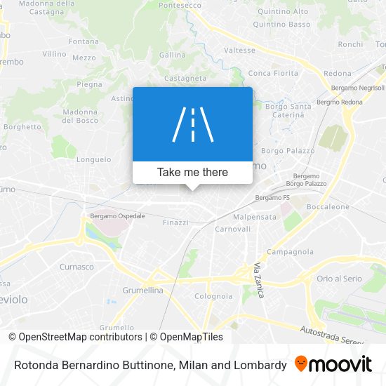 Rotonda Bernardino Buttinone map