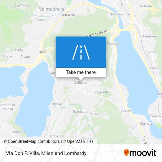 Via Don P. Villa map