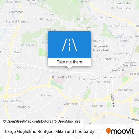 Largo Guglielmo Röntgen map