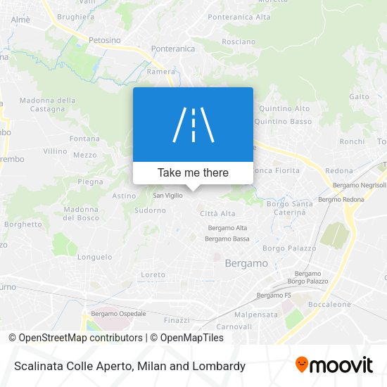 Scalinata Colle Aperto map