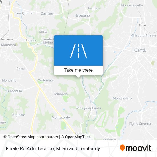 Finale Re Artu Tecnico map