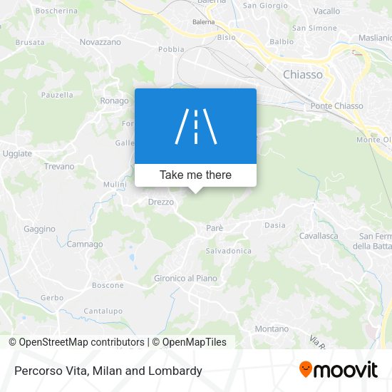 Percorso Vita map