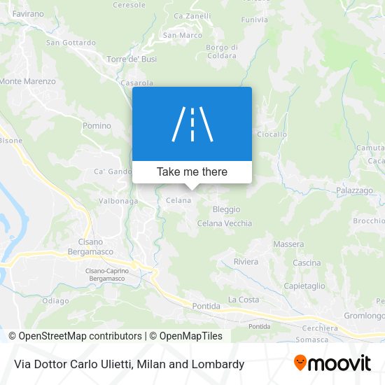 Via Dottor Carlo Ulietti map
