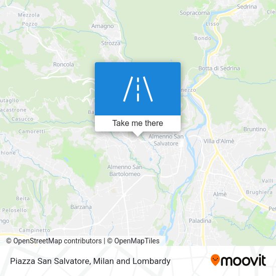 Piazza San Salvatore map
