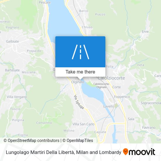 Lungolago Martiri Della Libertà map