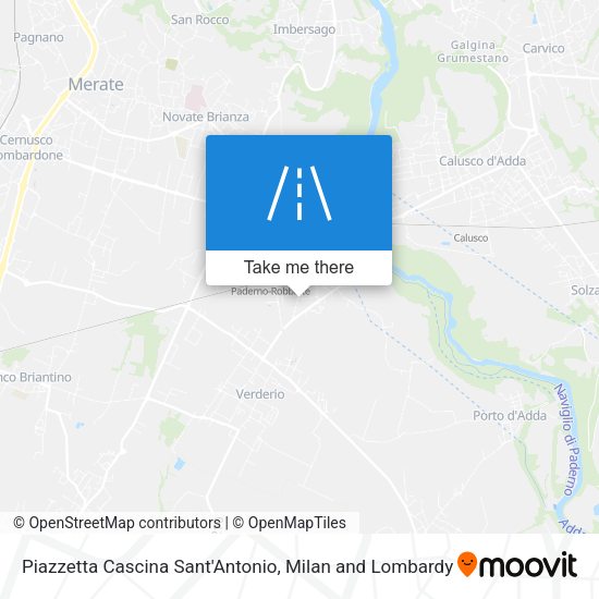 Piazzetta Cascina Sant'Antonio map