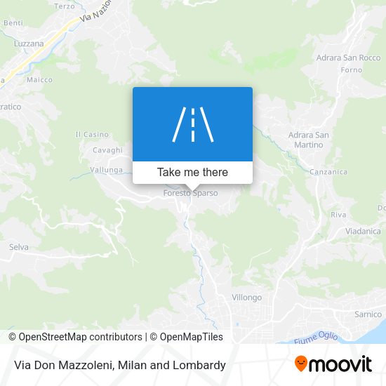 Via Don Mazzoleni map