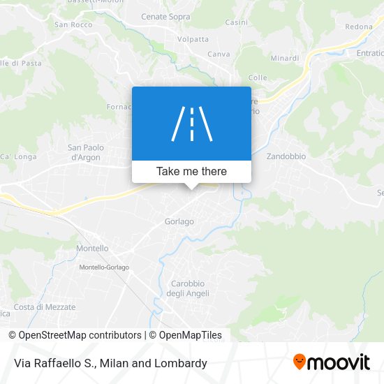 Via Raffaello S. map