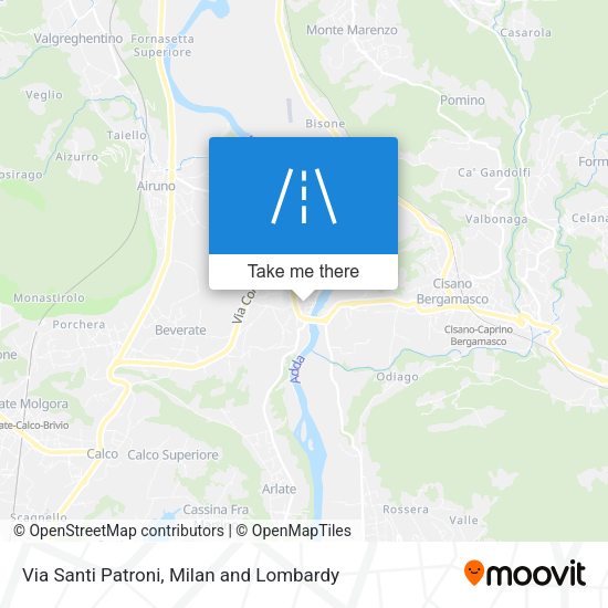 Via Santi Patroni map