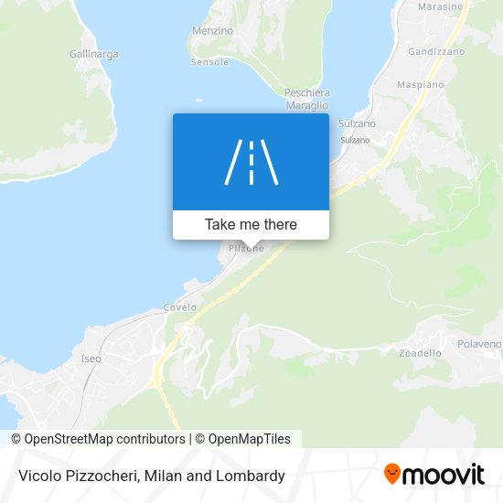 Vicolo Pizzocheri map