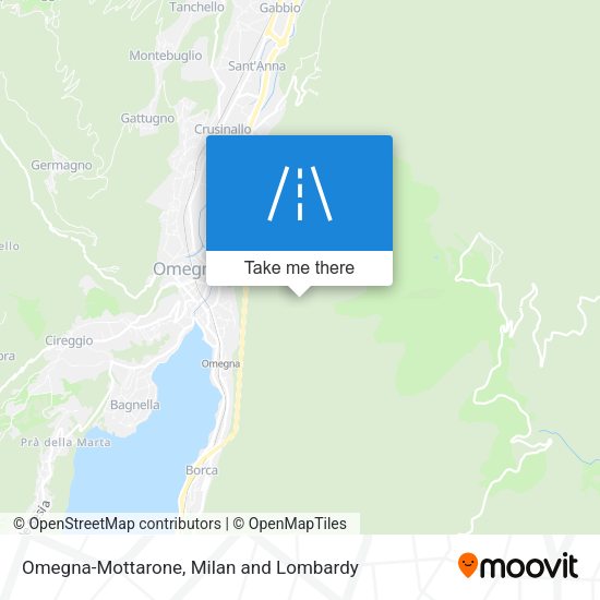 Omegna-Mottarone map