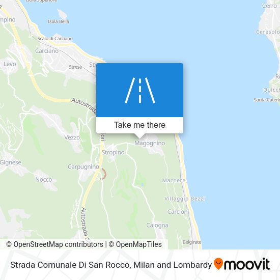 Strada Comunale Di San Rocco map