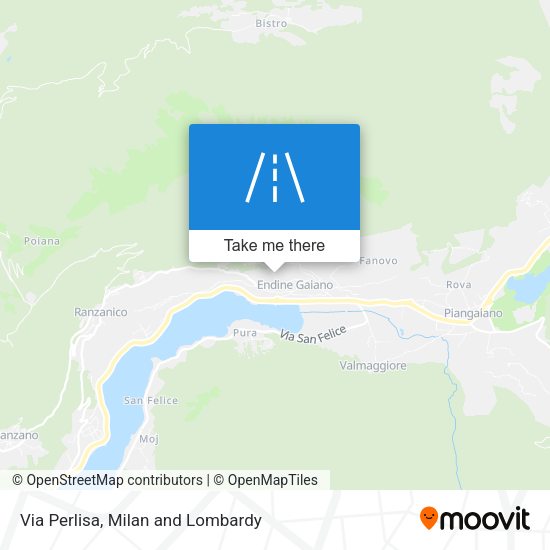 Via Perlisa map