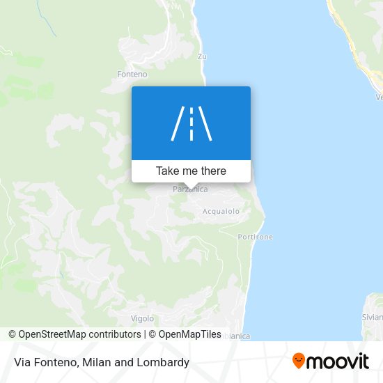 Via Fonteno map