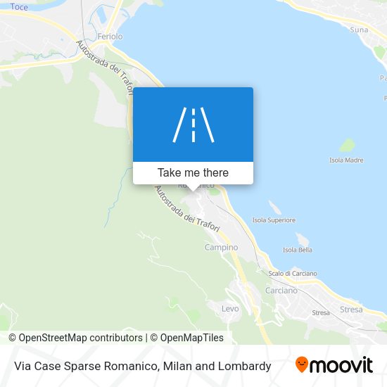 Via Case Sparse Romanico map