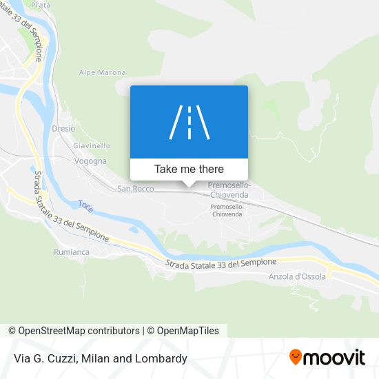 Via G. Cuzzi map