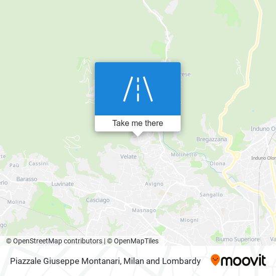 Piazzale Giuseppe Montanari map