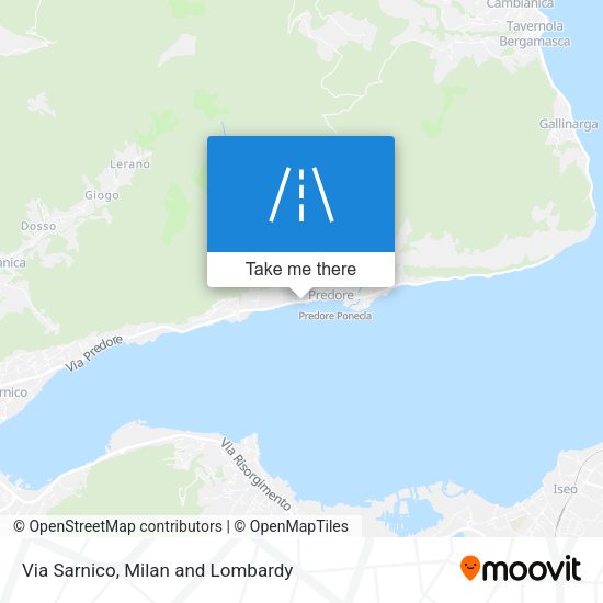 Via Sarnico map
