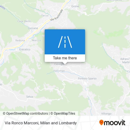 Via Ronco Marconi map