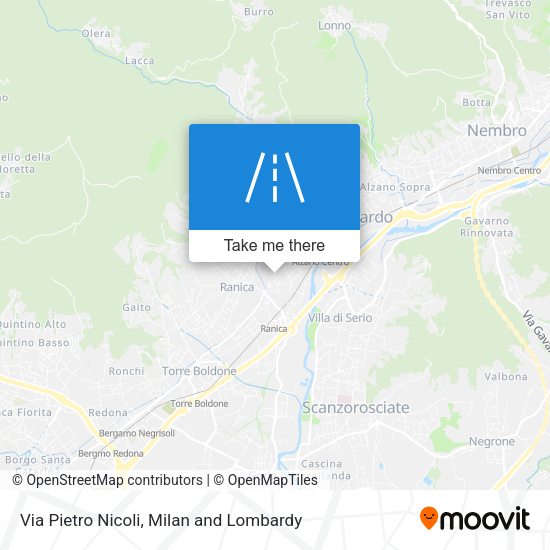 Via Pietro Nicoli map
