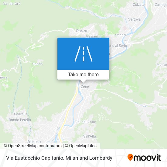Via Eustacchio Capitanio map