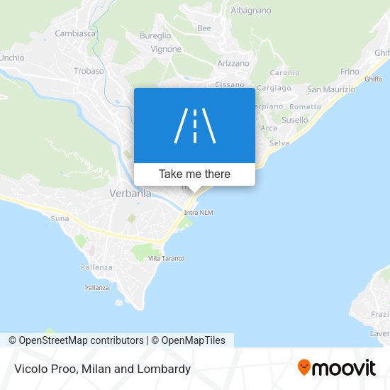 Vicolo Proo map