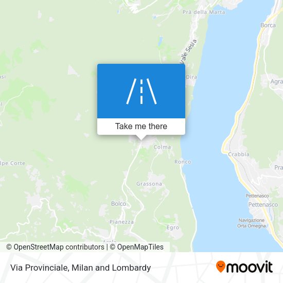 Via Provinciale map