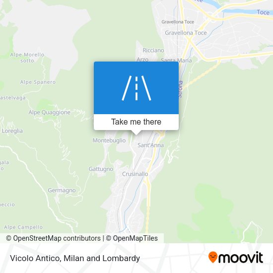 Vicolo Antico map