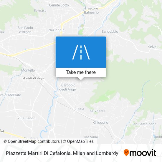 Piazzetta Martiri Di Cefalonia map