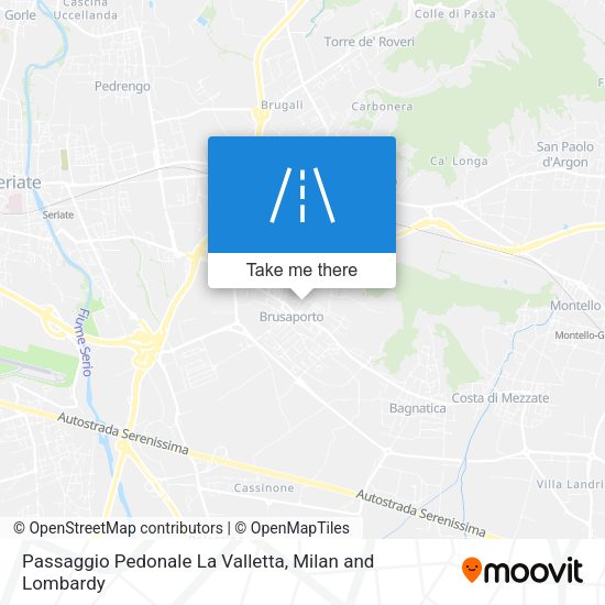 Passaggio Pedonale La Valletta map