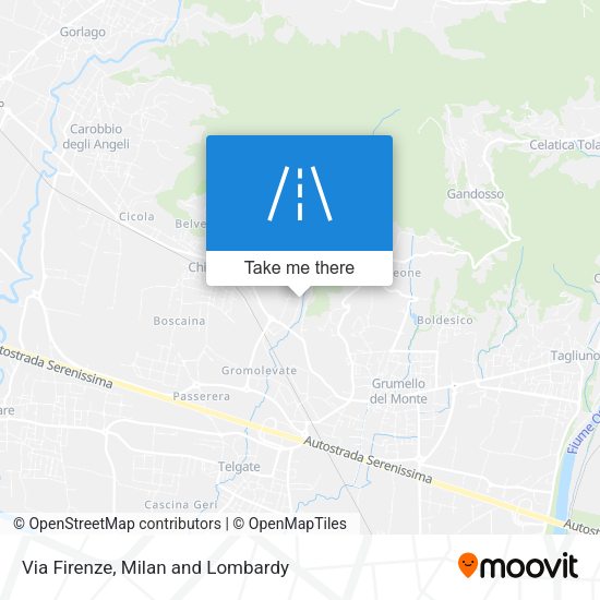 Via Firenze map