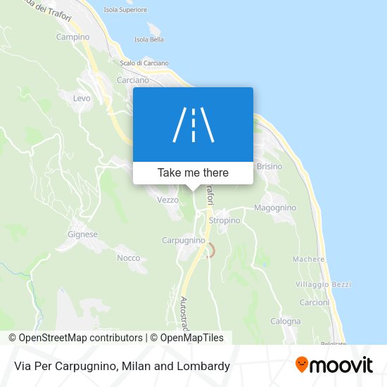 Via Per Carpugnino map