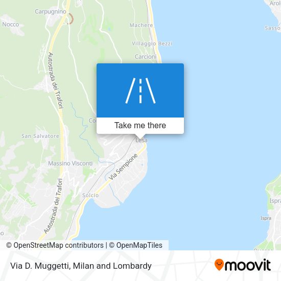 Via D. Muggetti map