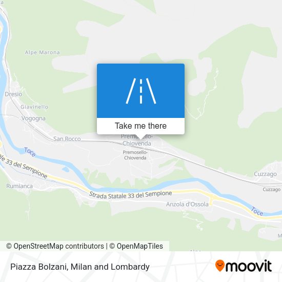 Piazza Bolzani map