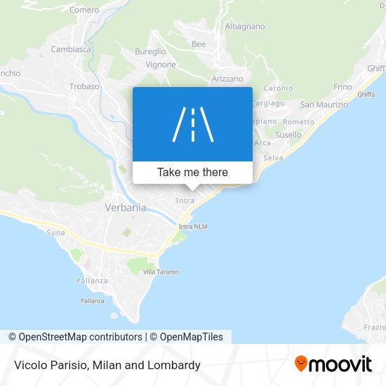 Vicolo Parisio map