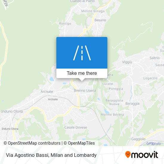 Via Agostino Bassi map