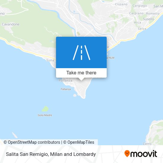 Salita San Remigio map