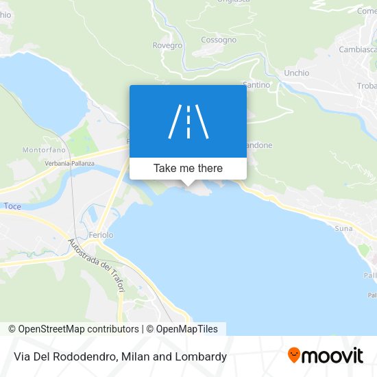 Via Del Rododendro map