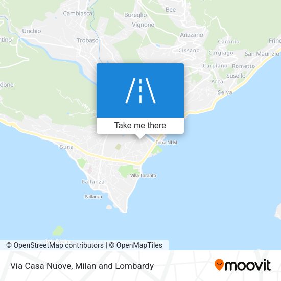Via Casa Nuove map