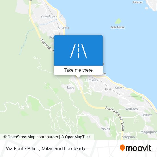 Via Fonte Pilino map