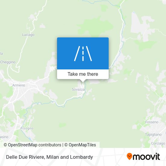 Delle Due Riviere map