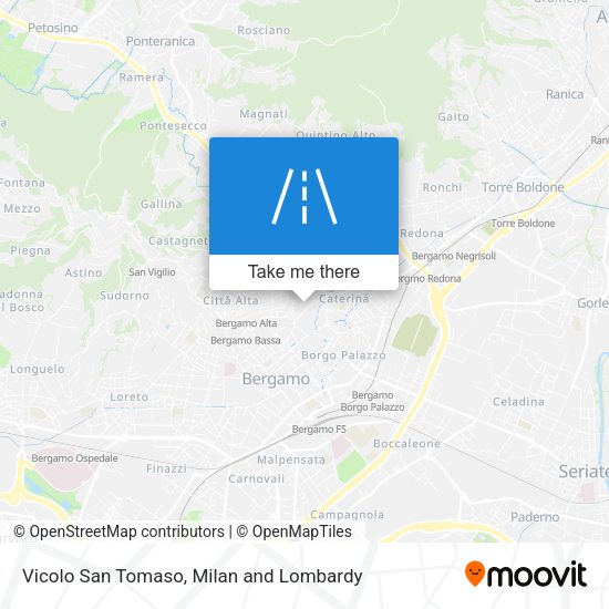 Vicolo San Tomaso map