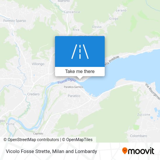 Vicolo Fosse Strette map