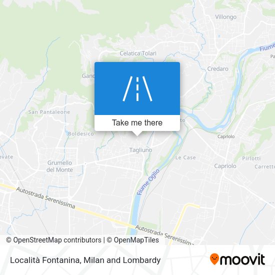 Località Fontanina map
