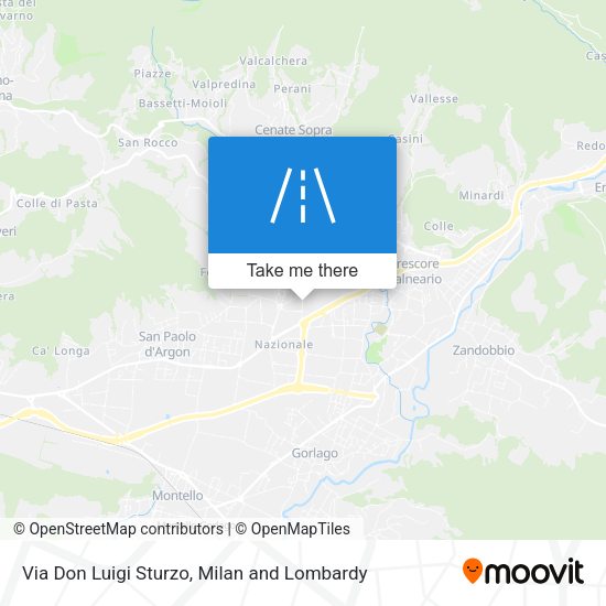 Via Don Luigi Sturzo map