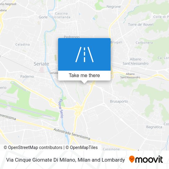 Via Cinque Giornate Di Milano map