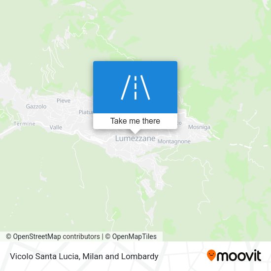 Vicolo Santa Lucia map