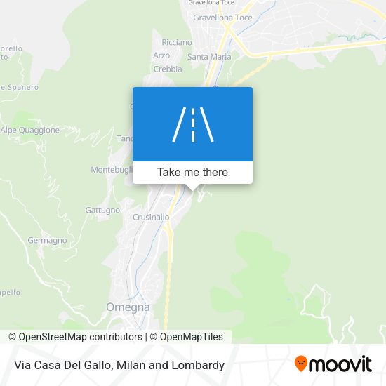 Via Casa Del Gallo map